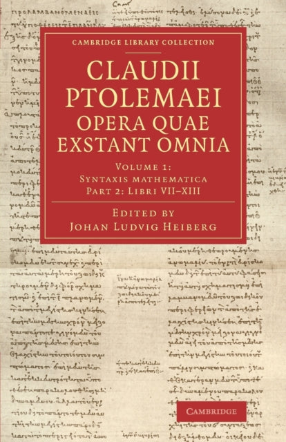 Book cover of: Claudii Ptolemaei opera quae exstant omnia. By: Ptolemy