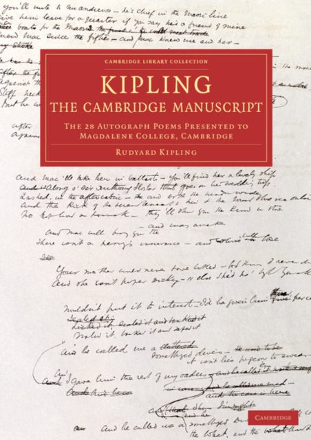 Book cover of: Kipling: The Cambridge Manuscript. By: Rudyard Kipling