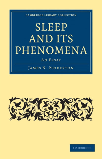 Book cover of: Sleep and its Phenomena