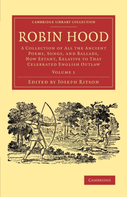 Book cover of: Robin Hood: Volume 1. By: Ritson, Joseph
