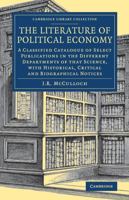 Book cover of: Literature of Political Economy. By: J. R. McCulloch