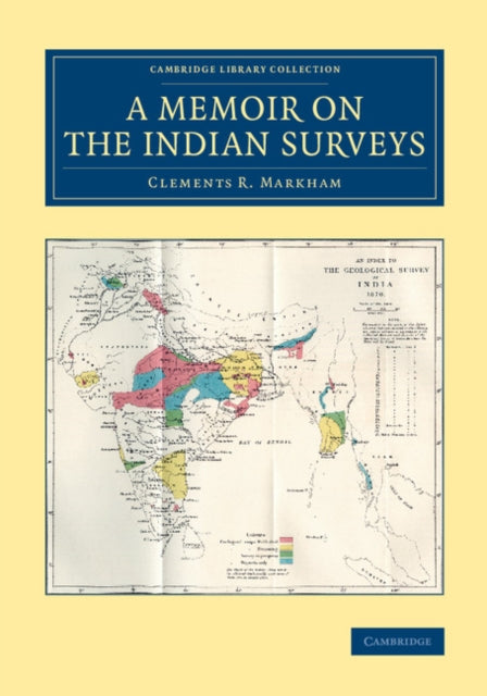 Book cover of: Memoir on the Indian Surveys. By: Clements R. Markham