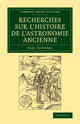 Book cover of: Recherches sur l'histoire de l'astronomie ancienne. By: Paul Tannery