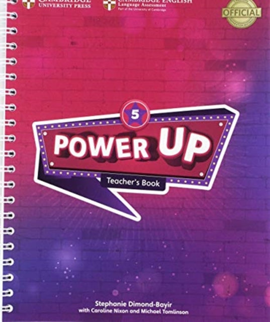 Book cover of: Power Up Level 5 Teacher's Book. By: Stephanie Dimond-Bayir