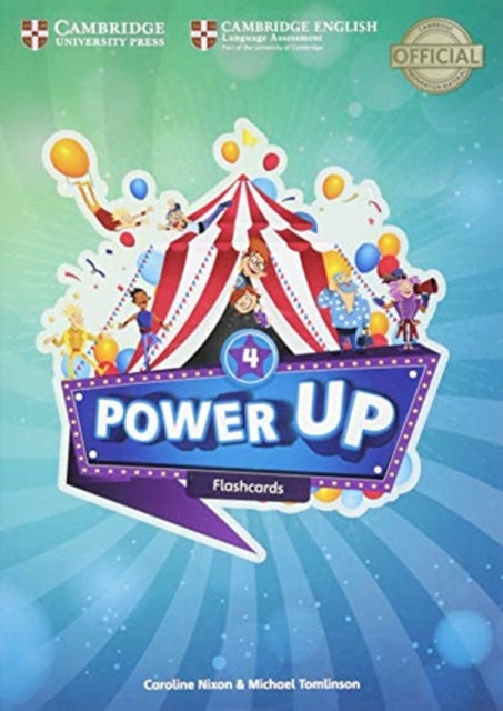 Book cover of: Power Up Level 4 Flashcards (Pack of 185). By: Caroline Nixon