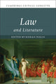 Book cover of: Law and Literature. By: Kieran Dolin