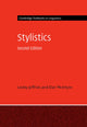 Book cover of: Stylistics. By: Lesley Jeffries