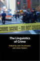 Book cover of: Linguistics of Crime. By: John Douthwaite