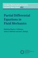 Book cover of: Partial Differential Equations in Fluid Mechanics. By: Charles L. Fefferman