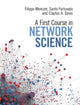 Book cover of: First Course in Network Science. By: Filippo Menczer