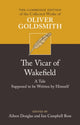 Book cover of: Vicar of Wakefield. By: Oliver Goldsmith