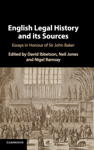 Book cover of: English Legal History and its Sources. By: David Ibbetson
