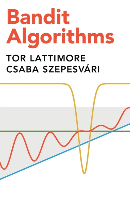Book cover of: Bandit Algorithms. By: Tor Lattimore