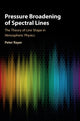 Book cover of: Pressure Broadening of Spectral Lines. By: Peter Joseph Rayer