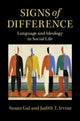 Book cover of: Signs of Difference. By: Susan Gal