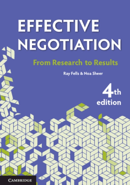 Book cover of: Effective Negotiation. By: Ray Fells