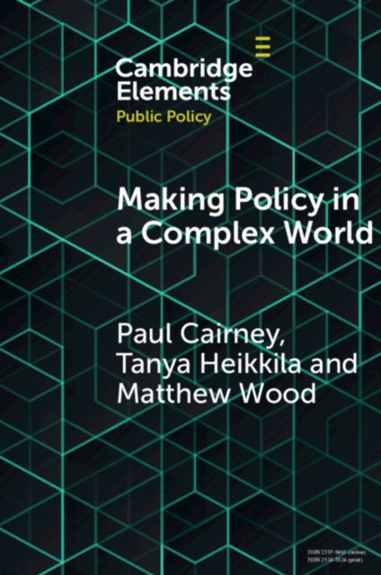 Book cover of: Making Policy in a Complex World. By: Paul Cairney