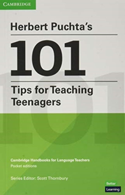 Book cover of: Herbert Puchta's 101 Tips for Teaching Teenagers Pocket Editions. By: PuchtaHerbert