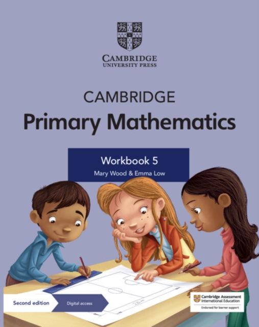 Book cover of: Cambridge Primary Mathematics Workbook 5 with Digital Access (1 Year). By: Emma Low