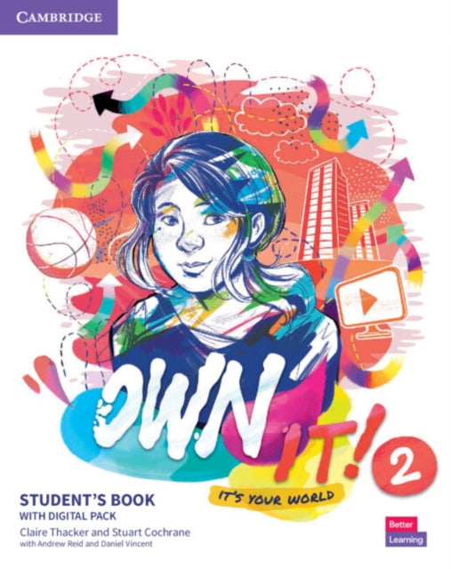 Book cover of: Own It! Level 2 Student's Book with Digital Pack. By: Claire Thacker