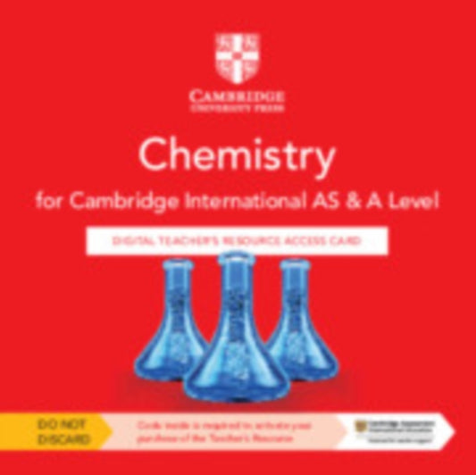 Book cover of: Cambridge International AS & A Level Chemistry Digital Teacher's Resource Access Card. By: Mike Wooster