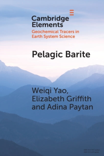 Book cover of: Pelagic Barite. By: Weiqi Yao