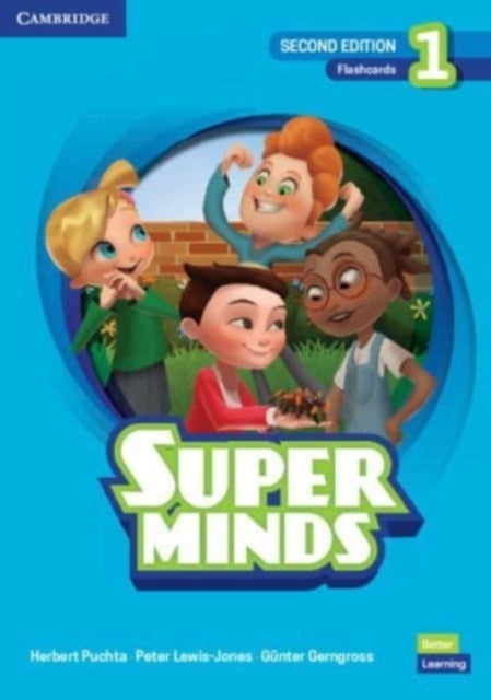 Book cover of: Super Minds Level 1 Flashcards British English. By: Herbert Puchta