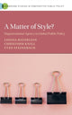 Book cover of: Matter of Style?. By: Louisa Bayerlein