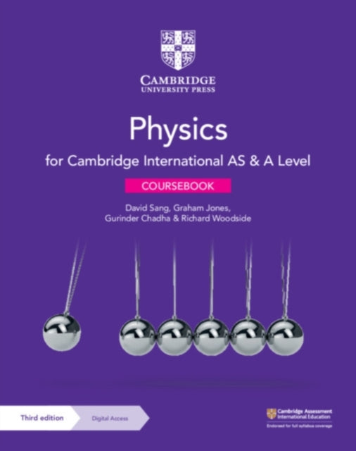 Cambridge International AS & A Level Physics Coursebook with Digital Access (2 Years) 3ed 9781108859035 David Sang