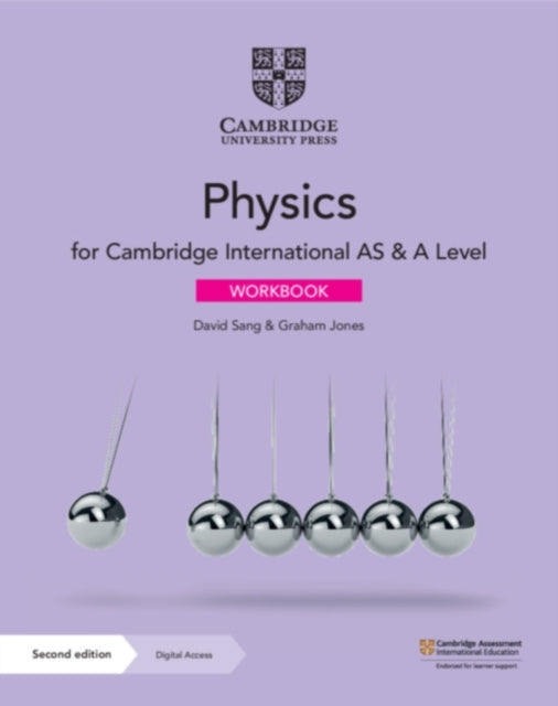 Cambridge International AS & A Level Physics Workbook with Digital Access (2 Years) 9781108859110 David Sang