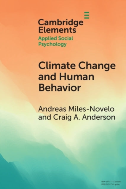 Book cover of: Climate Change and Human Behavior. By: Andreas Miles-Novelo