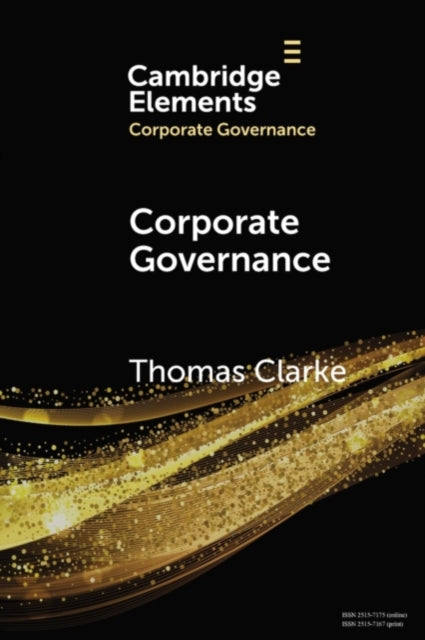 Book cover of: Corporate Governance. By: Thomas Clarke