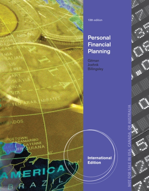 Book cover of: Personal Financial Planning, International Edition. By: Randy Billingsley