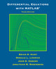 Book cover of: Differential Equations with Matlab. By: Brian R. Hunt