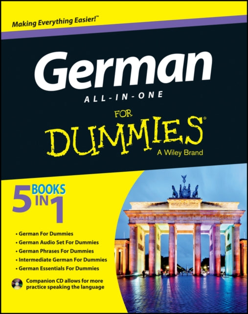 Book cover of: German All-in-One For Dummies, with CD