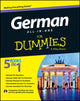 Book cover of: German All-in-One For Dummies, with CD