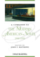 Book cover of: Companion to the Modern American Novel, 1900 - 1950. By: Judith M. Myerson