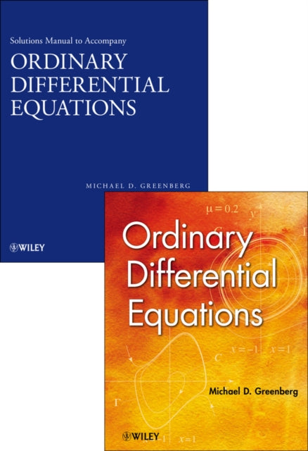 Book cover of: Ordinary Differential Equations Set. By: Michael D. Greenberg