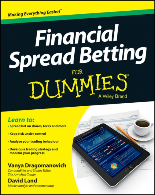 Book cover of: Financial Spread Betting For Dummies. By: Vanya Dragomanovich
