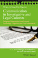 Book cover of: Communication in Investigative and Legal Contexts. By: Gavin Oxburgh