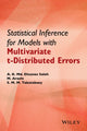 Book cover of: Statistical Inference for Models with Multivariate t-Distributed Errors. By: A. K. Md. Ehsanes Saleh