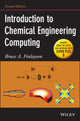 Book cover of: Introduction to Chemical Engineering Computing. By: Bruce A. Finlayson