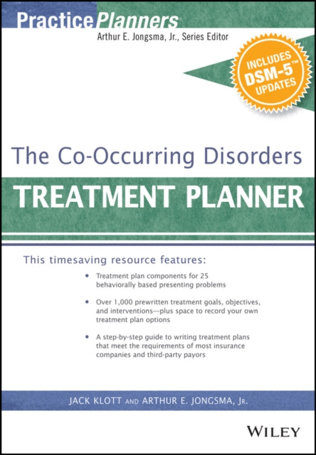 Book cover of: Co-Occurring Disorders Treatment Planner, with DSM-5 Updates. By: Arthur E., Jr Jongsma