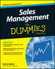 Book cover of: Sales Management For Dummies. By: Butch Bellah
