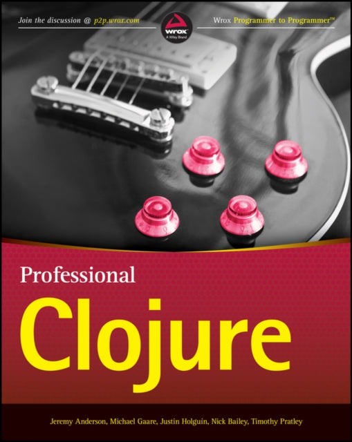 Book cover of: Professional Clojure. By: Jeremy Anderson
