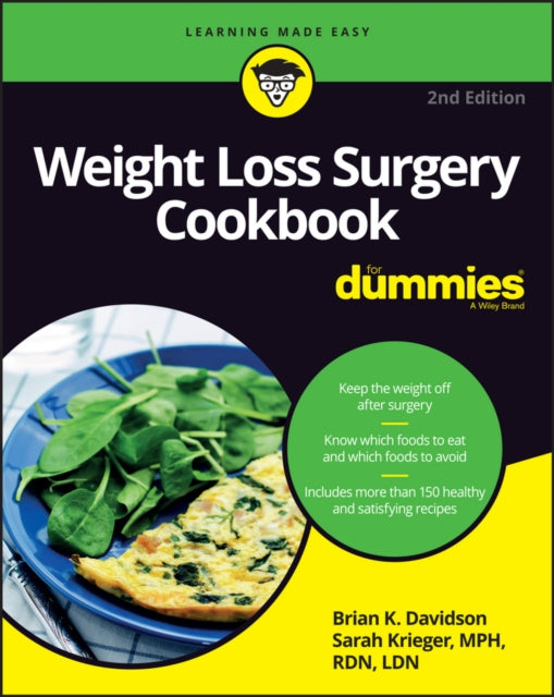 Book cover of: Weight Loss Surgery Cookbook For Dummies. By: Brian K. Davidson