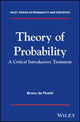 Book cover of: Theory of Probability. By: Bruno de Finetti