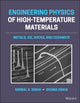 Book cover of: Engineering Physics of High-Temperature Materials. By: Nirmal K. Sinha