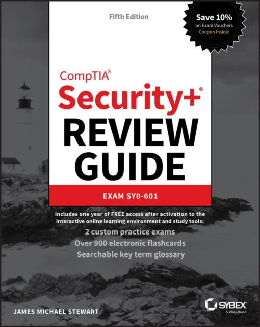 Book cover of: CompTIA Security+ Review Guide. By: James Michael Stewart
