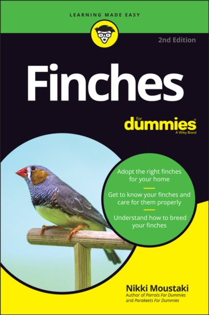 Book cover of: Finches For Dummies. By: Nikki Moustaki